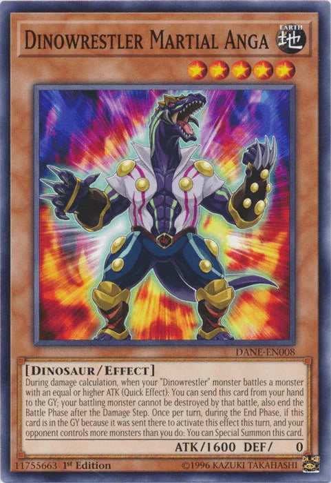Dinowrestler Martial Anga [DANE-EN008] Common - for just $0.10! 