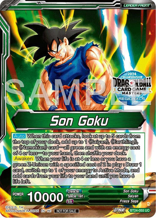Son Goku // SS Son Goku, Beginning of a Legend (BT24-055) [Promotion Cards] - for just $440! 