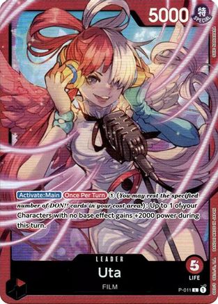 Uta - P-011 (Premium Card Collection -Uta-) (P-011) - One Piece Promotion Cards Foil - for just $7.17! 