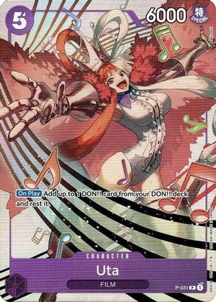 Uta - P-031 (Premium Card Collection -Uta-) (P-031) - One Piece Promotion Cards Foil - for just $6.90! 