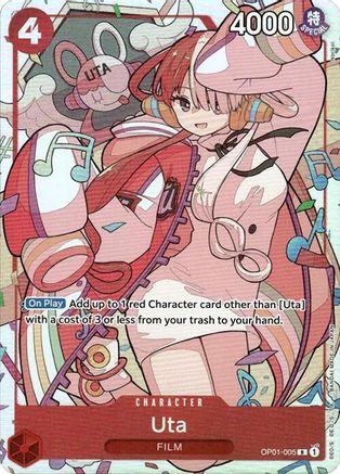 Uta - OP01-005 (Premium Card Collection -Uta-) (OP01-005) - One Piece Promotion Cards Foil - for just $9.05! 