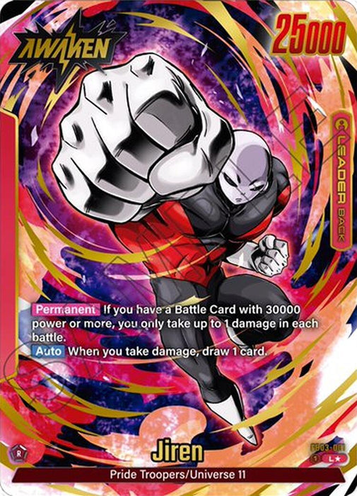Jiren (FB03-001) (Gold) [Raging Roar] - for just $8.50! 