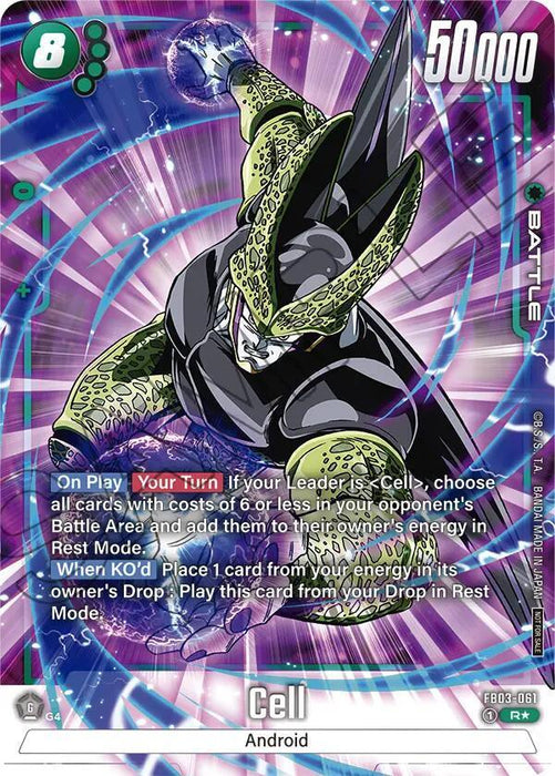 Cell (FB03-061) (Tournament Pack -Winner- 03) [Fusion World Tournament Cards] - for just $2.60! 
