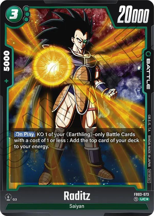 Raditz (FB03-073) (Tournament Pack 03) [Fusion World Tournament Cards] - for just $0.20! 