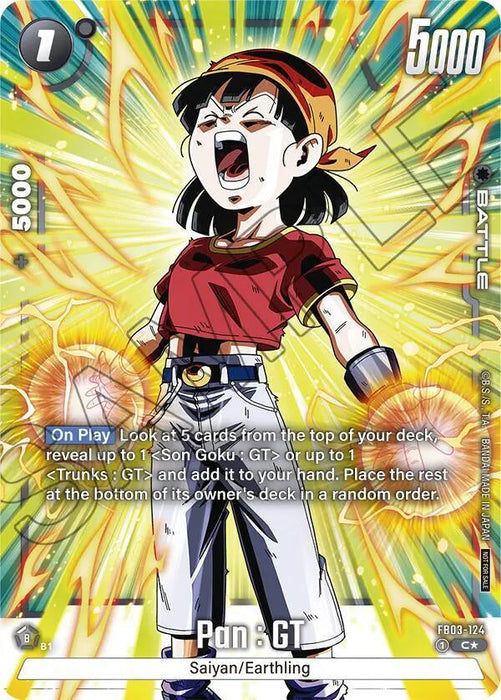 Pan : GT (FB03-124) (Tournament Pack -Winner- 03) [Fusion World Tournament Cards] - for just $1.70! 