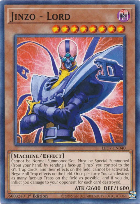 Jinzo - Lord [LED7-EN040] Common - for just $0.10! 