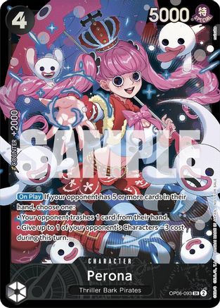 Perona (Store Treasure Cup 2024) (OP06-093) - One Piece Promotion Cards Foil - for just $23.65! 