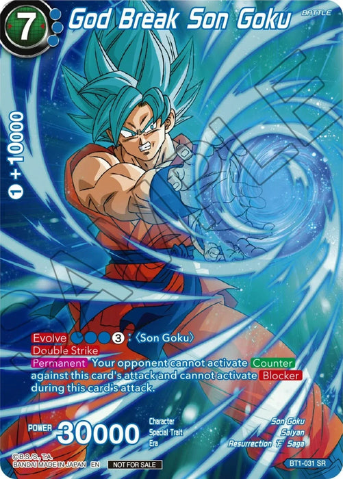 God Break Son Goku (Gen Con 2024) (BT1-031) [Promotion Cards] - for just $0.75! 