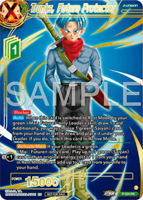 Trunks, Future Protector (Gold Stamped) (P-424) [Promotion Cards] - for just $1.45! 