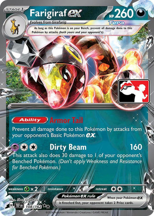 Farigiraf ex (108/162) [Prize Pack Series Five] - for just $0.65! 