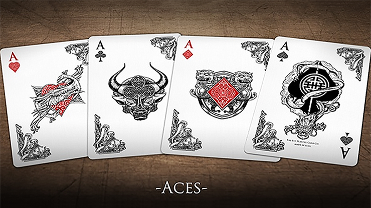 Bicycle Middle Kingdom (White) Playing Cards - for just $9.99! 