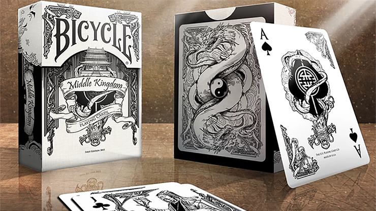Bicycle Middle Kingdom (White) Playing Cards - for just $9.99! 