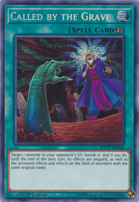 Called by the Grave [MP19-EN043] Prismatic Secret Rare - for just $1.80! 