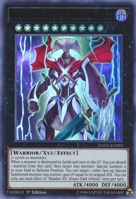 Number XX: Utopic Dark Infinity [DANE-EN093] Ultra Rare - for just $0.20! 