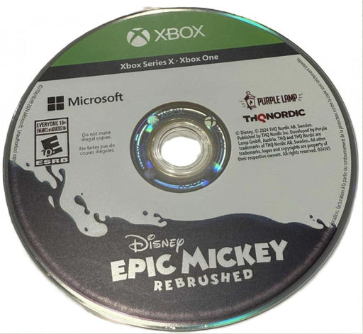 Disney Epic Mickey: Rebrushed – Xbox Series X (XSX) - for just $37.99! 
