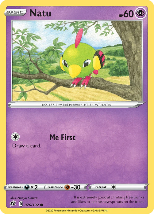 Natu (076/192) [Sword & Shield: Rebel Clash] - for just $0.10! 