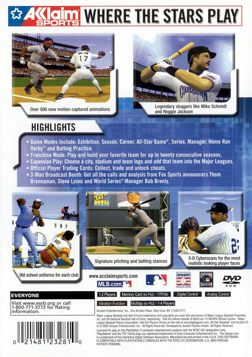 All-Star Baseball 2003 – PlayStation 2 (PS2) - for just $3.99! 