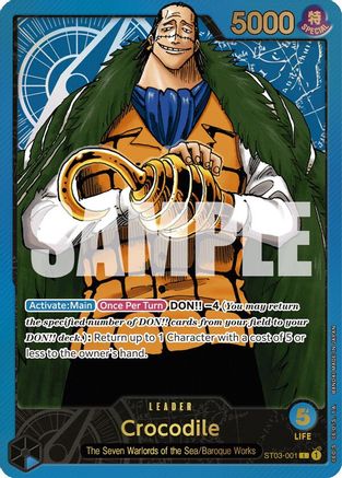 Crocodile (Premium Card Collection -Leader Collection-) (ST03-001) - One Piece Promotion Cards Foil - for just $8.70! 