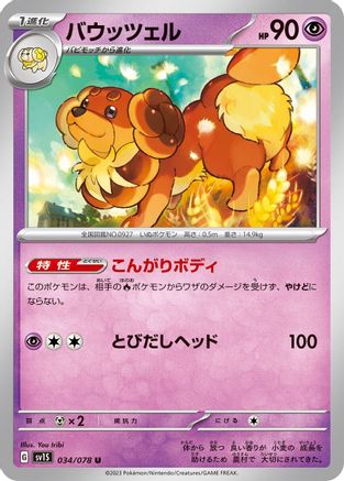 Dachsbun (034/078) - SV1S Scarlet ex - for just $0! 
