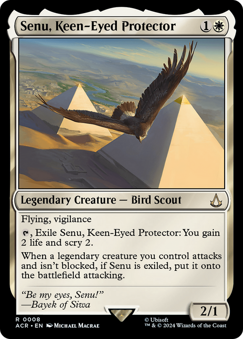 Senu, Keen-Eyed Protector (ACR-008) - Assassin's Creed - for just $0.21! 
