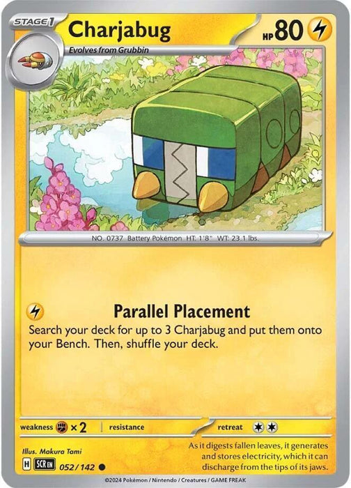 Charjabug (052/142) [Scarlet & Violet: Stellar Crown] - for just $0.10! 