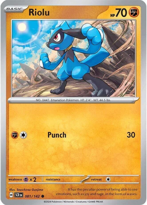 Riolu (081/142) [Scarlet & Violet: Stellar Crown] - for just $0.10! 