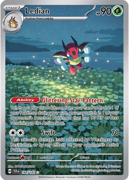 Ledian (144/142) [Scarlet & Violet: Stellar Crown] - for just $2.45! 