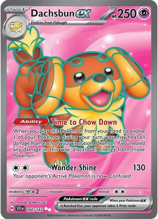 Dachsbun ex (160/142) [Scarlet & Violet: Stellar Crown] - for just $1.70! 