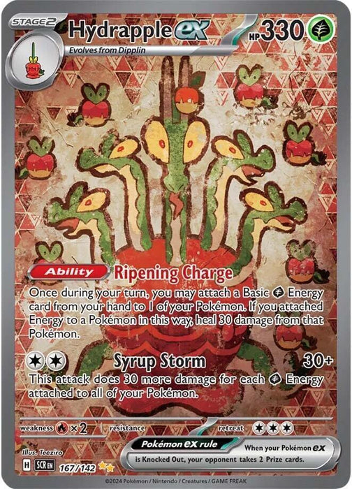 Hydrapple ex (167/142) [Scarlet & Violet: Stellar Crown] - for just $16.20! 