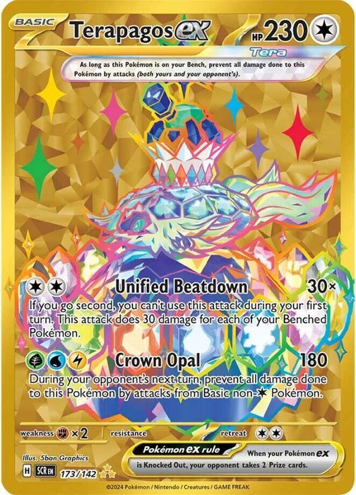 Terapagos ex (173/142) [Scarlet & Violet: Stellar Crown] - for just $4.50! 