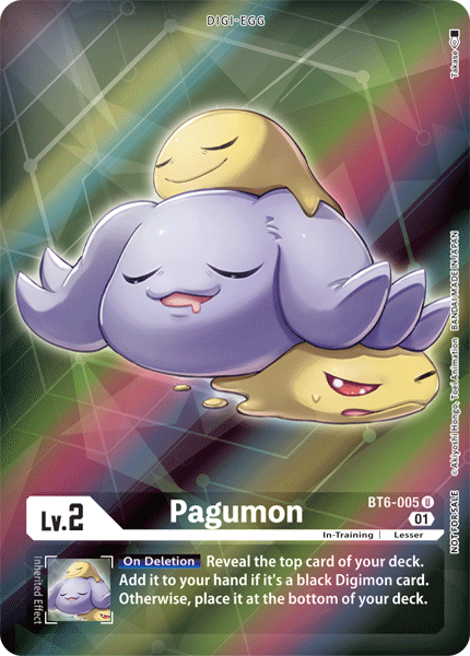 Pagumon [BT6-005] (Alternative Art - Box Topper) [Double Diamond] - Just $0.35! Shop now at Retro Gaming of Denver