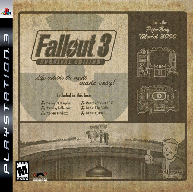 Fallout 3: Survival Edition (Playstation 3) - for just $0! 