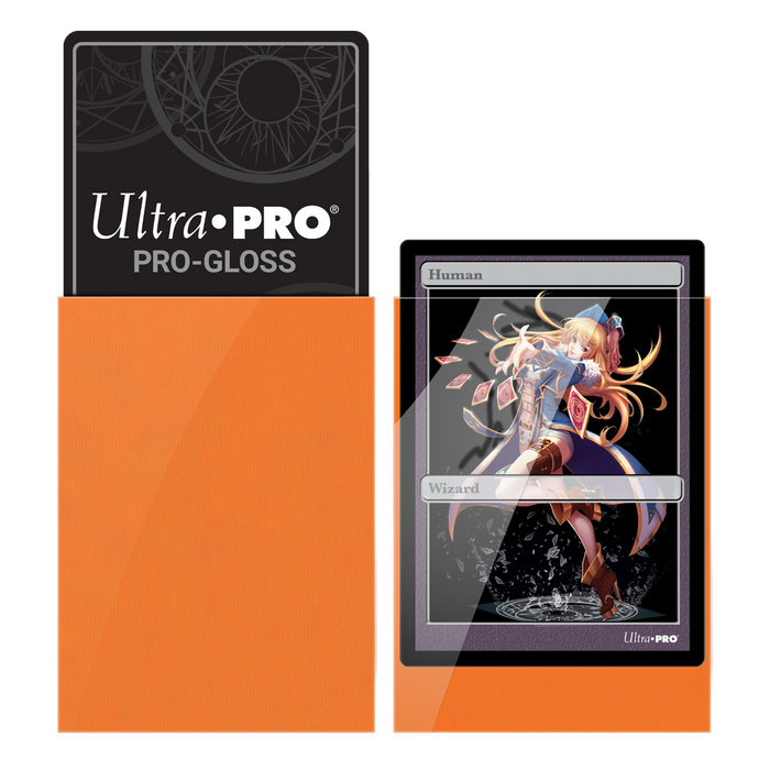 Ultra PRO: Small 60ct Sleeves - PRO-Gloss (Orange) - Just $0! Shop now at Retro Gaming of Denver