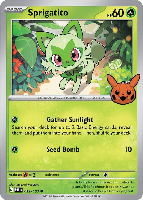 Sprigatito (012/193) [Trick or Trade 2024] - for just $0.10! 