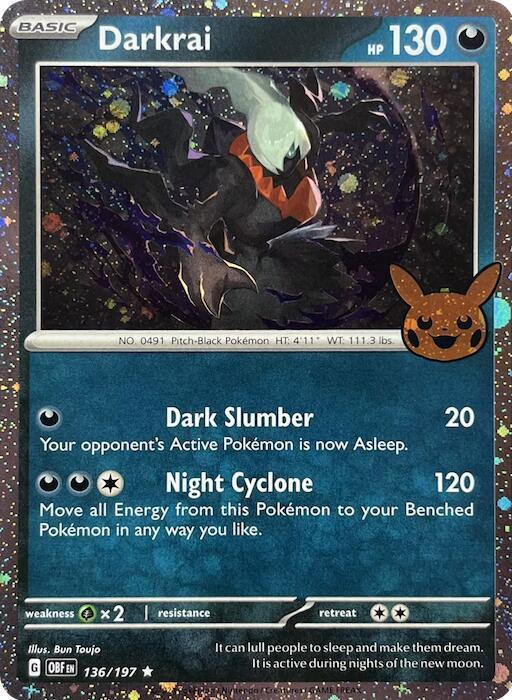 Darkrai (136/197) (Cosmos Holo) [Trick or Trade 2024] - for just $0.30! 