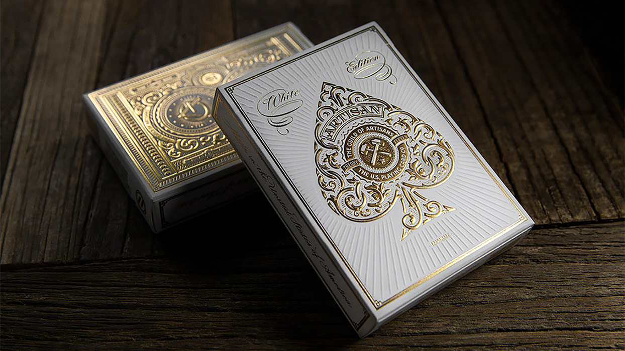 Artisan Playing Cards (White) by theory11 - for just $14.99! 