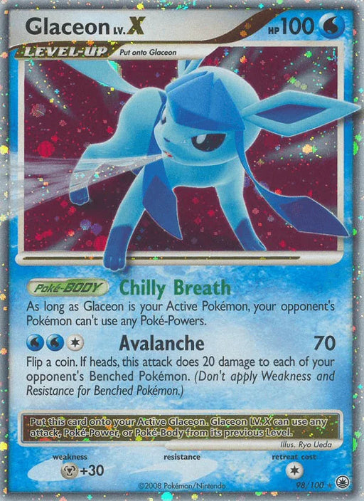 Glaceon LV.X (98/100) [Diamond & Pearl: Majestic Dawn] - for just $210! 