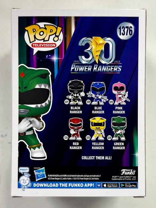 Funko Pop! Television Green Power Ranger With Dragon Dagger #1376 MMPR 30th 2023 - for just $15! 