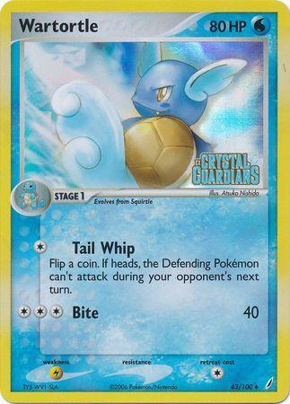 Wartortle (43/100) (Stamped) [EX: Crystal Guardians] - for just $10.70! 