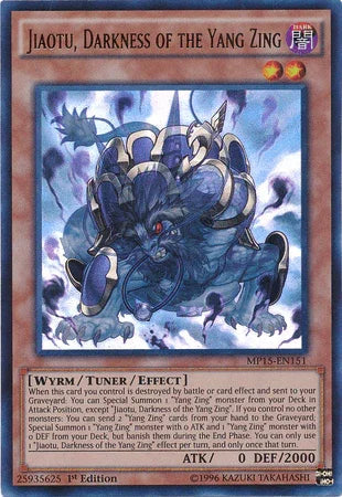 Jiaotu, Darkness of the Yang Zing [MP15-EN151] Ultra Rare - for just $0.60! 