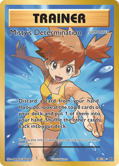 Misty's Determination (108/108) [XY: Evolutions] - for just $10.05! 
