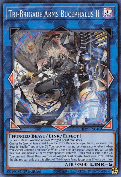 Tri-Brigade Arms Bucephalus II [PHHY-EN048] Super Rare - for just $0.25! 