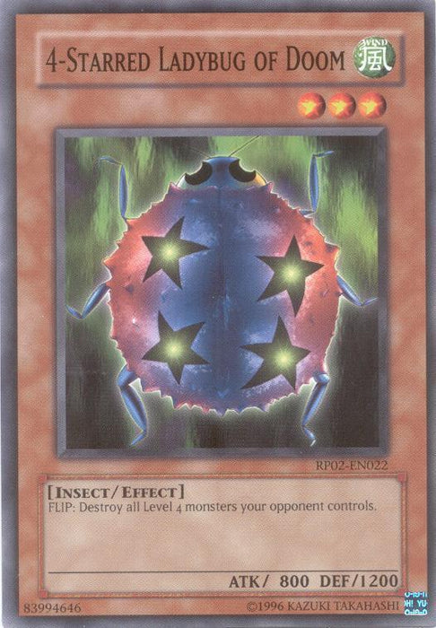 4-Starred Ladybug of Doom [RP02-EN022] Common - for just $0.15! 