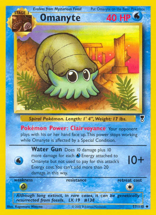 Omanyte (57/110) [Legendary Collection] - for just $0.90! 