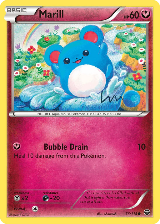 Marill (76/114) [XY: Steam Siege] - for just $0.15! 