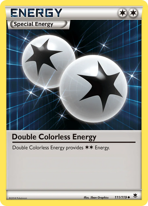 Double Colorless Energy (111/119) [XY: Phantom Forces] - for just $0.25! 