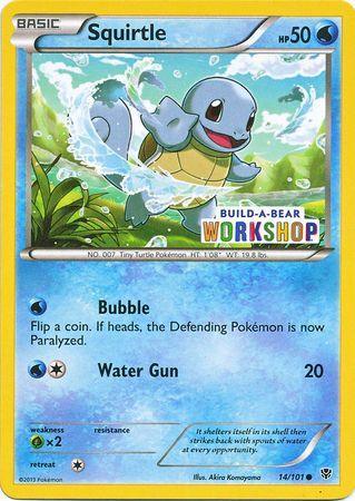 Squirtle (14/101) (Build A Bear Workshop Exclusive) [Black & White: Plasma Blast] - for just $16.95! 