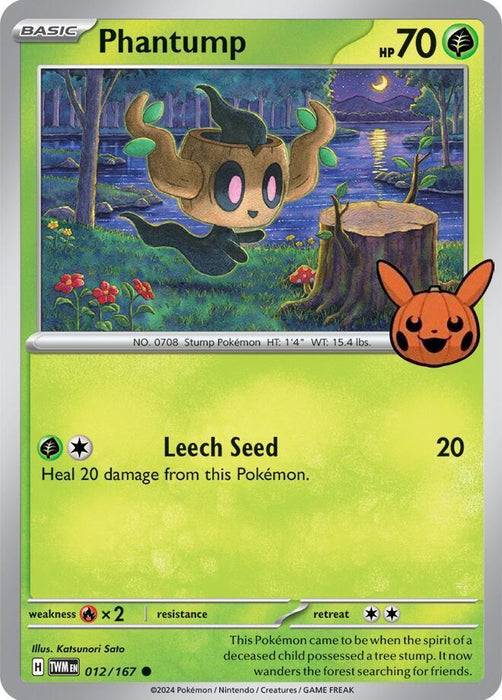 Phantump (012/167) [Trick or Trade 2024] - for just $0.10! 