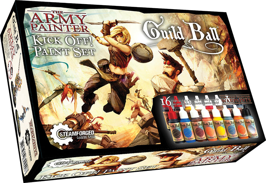 Army Painter Warpaints: Guild Ball Kickoff! Paint Set - for just $49.99! 