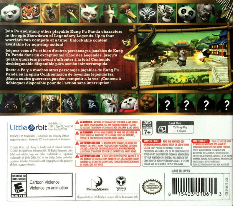 Kung Fu Panda: Showdown of the Legendary Legends  – Nintendo 3DS (3DS) - for just $7.99! 